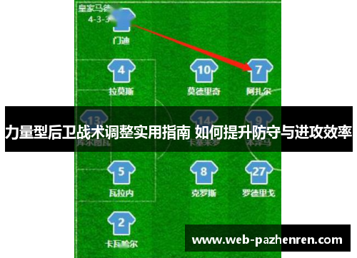 力量型后卫战术调整实用指南 如何提升防守与进攻效率