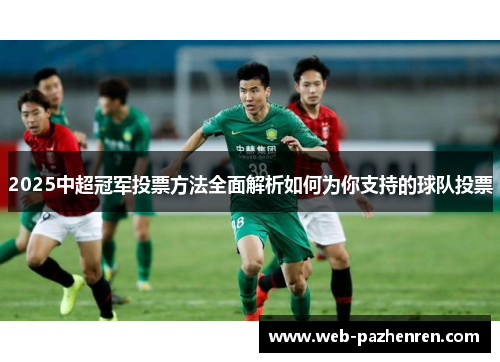 2025中超冠军投票方法全面解析如何为你支持的球队投票